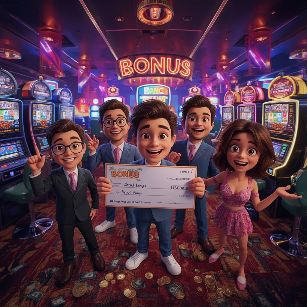 bonus nelle mani di un uomo al casinò ALLREELS CASINO